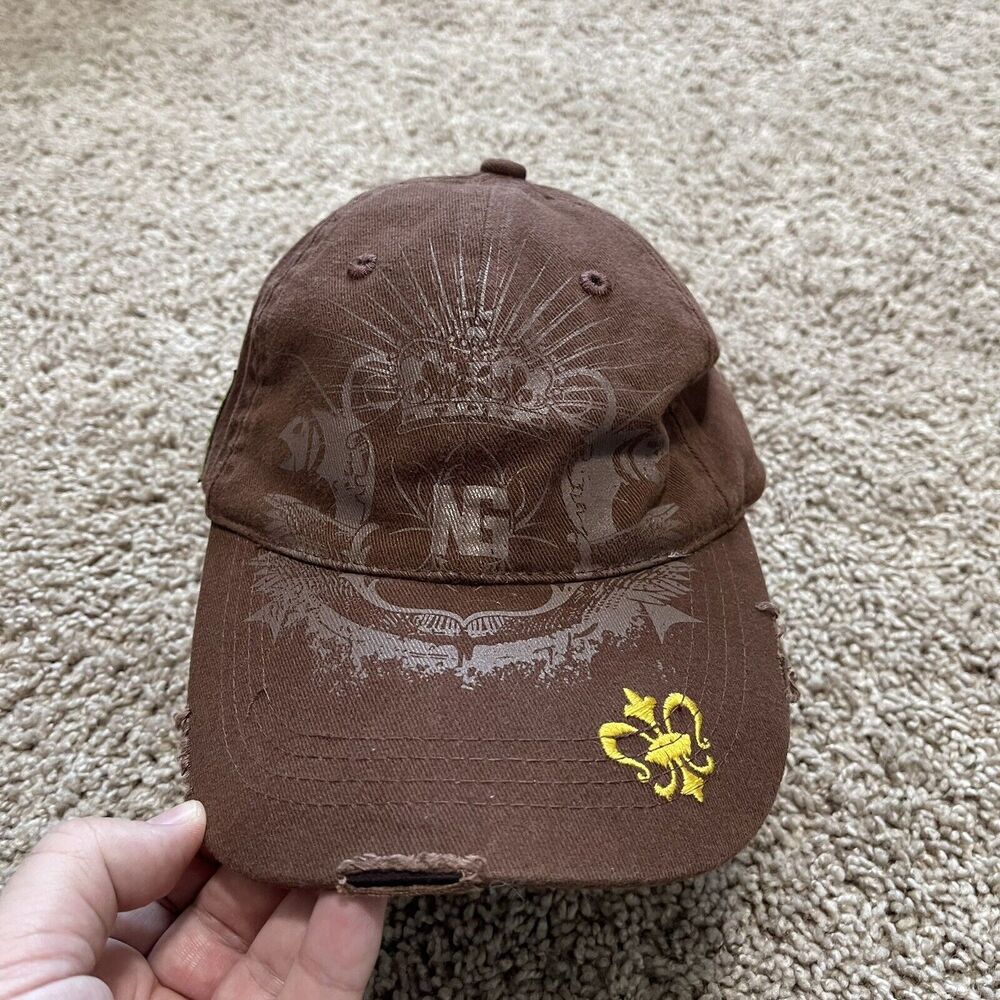 Fishing Hat Mens Brown Tattered Southbend N Gage Outfitters Adjustable Oregon